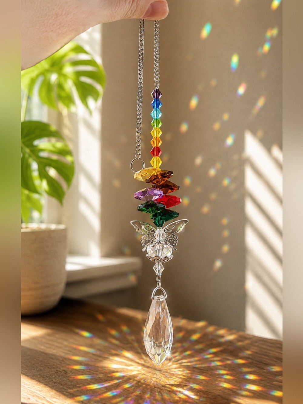 ✨ Butterfly Chakra Suncatcher ✨